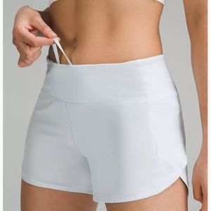 Speed Up Mid-Rise Lined Short 4" in Powder Blue